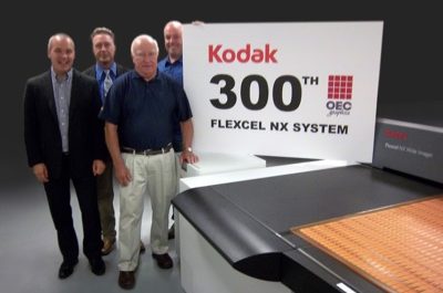 Landmark installation of Kodak Flexcel NX system