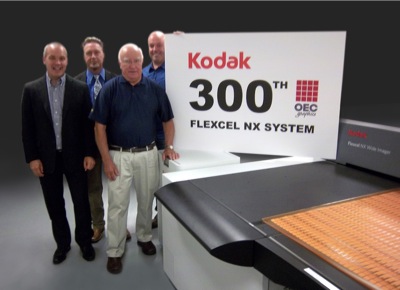 Landmark installation of Kodak Flexcel NX system